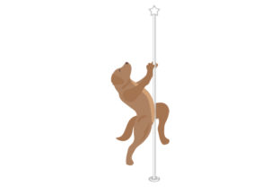 Dog Pole Dancing: A Playful Embroidery Design Worth Your Thread