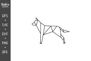 Origami Dog Vector: Clean, Playful, and Embroidery-Ready